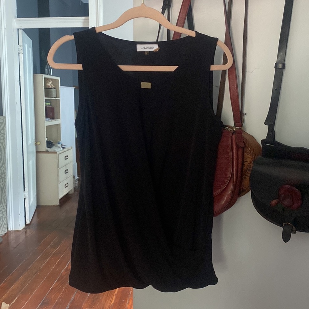 Calvin Klein top size S with cleavage